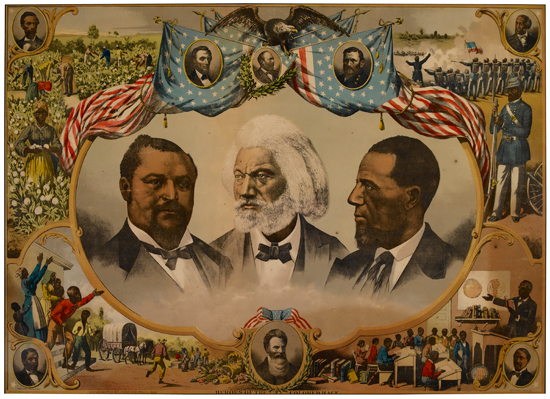 (DOUGLASS, FREDERICK.) Heroes of the Colored Race.